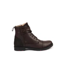 Fausto Men's Brown Biker Boots-picture-14