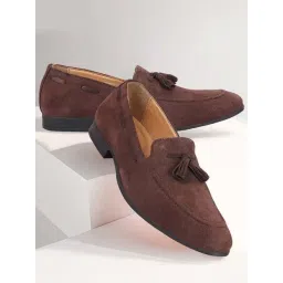 Fausto Men's Brown Boat Shoes-picture-18