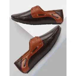 Fausto Men's Brown Boat Shoes-picture-17