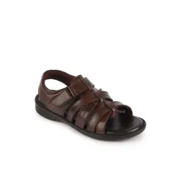 Fausto Men's Brown Fisherman Sandals-picture-10