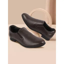 Fausto Men's Brown Formal Loafers-picture-33