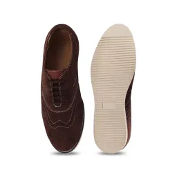 Fausto Men's Brown Oxford Shoes image 4