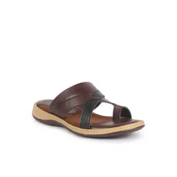 Fausto Men's Brown Toe Ring Sandals-picture-40