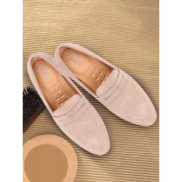 Fausto Men's Camel Casual Loafers-picture-15