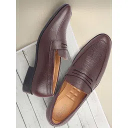 Fausto Men's Cherry Formal Loafers-picture-13