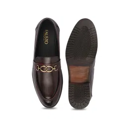 Fausto Men's Cherry Formal Loafers image 4