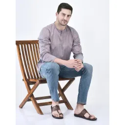 FAUSTO Men's Cherry Toe Ring Sandals-image-44