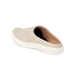 FAUSTO Men's Cream Mule Shoes image 4