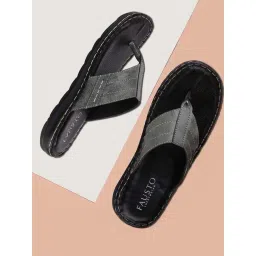 Fausto Men's Grey Thong Sandals-picture-21