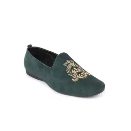 Fausto Men's Olive Casual Loafers image 3