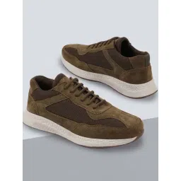 Fausto Men's Olive Casual Sneakers-picture-31