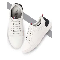 Fausto Men's Snow White Casual Sneakers-picture-37