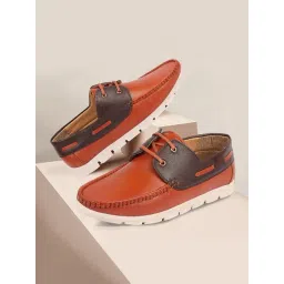 Fausto Men's Tan Boat Shoes-picture-22