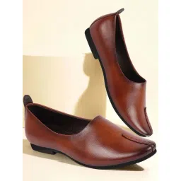 Fausto Men's Tan Casual Juttis-picture-24