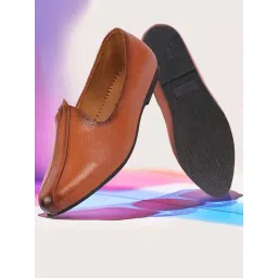 Fausto Men's Tan Casual Juttis-picture-20