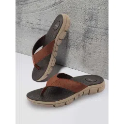 Fausto Men's Tan Thong Sandals-picture-44
