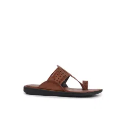 FAUSTO Men's Tan Toe Ring Sandals-picture-32