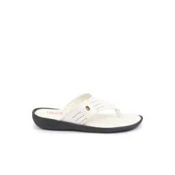 FAUSTO Men's White Thong Sandals-picture-17