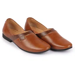 fausto Wedding Party Evening Ethnic Colorblocked Slip On Juttis and Mojaris For Men-picture-11