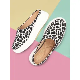 FAUSTO Women Leopard Printed Lightweight Velvet Clogs-picture-30