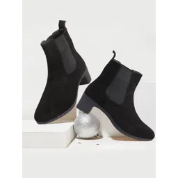 FAUSTO Women Mid-Top Chelsea Boots-picture-39