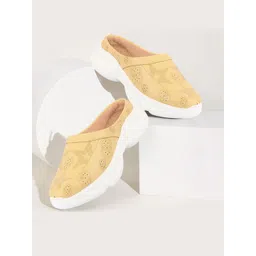 FAUSTO Women Printed Perforated Lightweight Mule Sneakers-picture-22