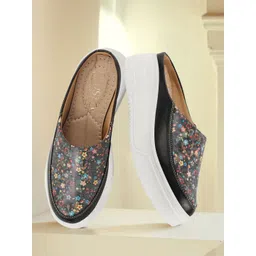 FAUSTO Women Printed PU Slip-On Sneakers-picture-35