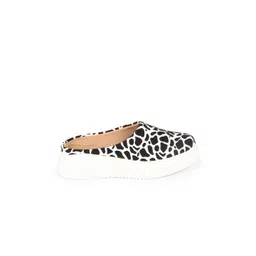 FAUSTO Women Printed Velvet Mule Sneakers image 3