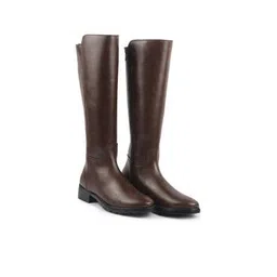 fausto Women Round-Toe Knee-Length Boots with Zip Closure-picture-36