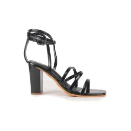 Fausto Women's Black Ankle Strap Sandals-picture-25
