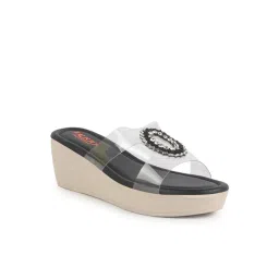Fausto Women's Black Casual Wedges-picture-28