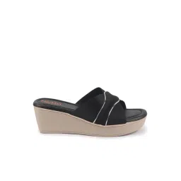 Fausto Women's Black Casual Wedges-picture-42