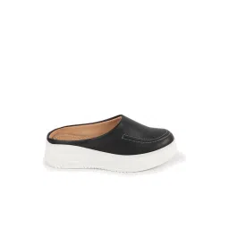 Fausto Women's Black Mule Shoes-picture-11
