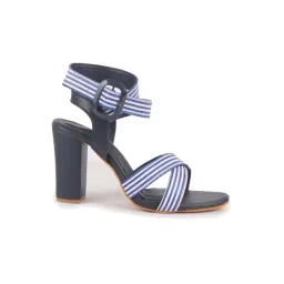 Fausto Women's Blue Ankle Strap Sandals-picture-23