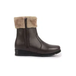 Fausto Women's Brown Snow Boots-picture-31