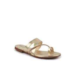 Fausto Women's Golden Toe Ring Sandals-picture-26