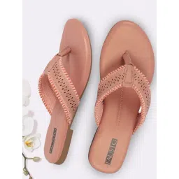 Fausto Women's Pink Thong Sandals-picture-38