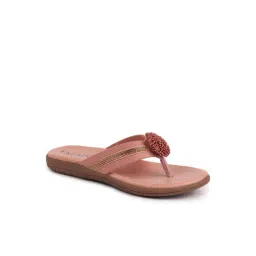 Fausto Women's Pink Thong Sandals-picture-25