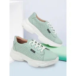 Fausto Women's Pista Green Sneakers-picture-34
