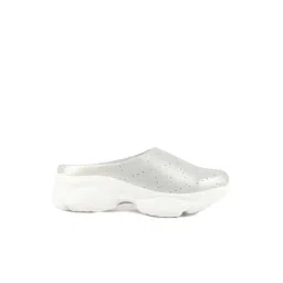 Fausto Women's Silver Mule Shoes-picture-35