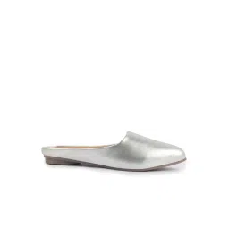 Fausto Women's Silver Mule Shoes-picture-40