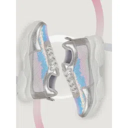 Fausto Women's Silver Sneakers-picture-19