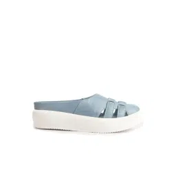Fausto Women's Sky Blue Mule Shoes-picture-12