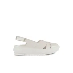 Fausto Women's White Back Strap Sandals-picture-20