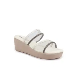 Fausto Women's White Casual Wedges-picture-18