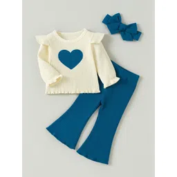 FAVORITE STORE Girls Printed T-shirt with Palazzos-picture-42