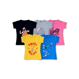 FAZZA Girls 5 Printed Applique T-shirt-picture-42