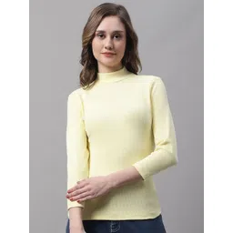 FBAR High Neck Cotton Casual Fitted Top-picture-20