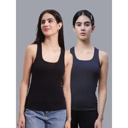 FBAR Pack Of 2 Cotton Racerback Tank Tops-picture-17