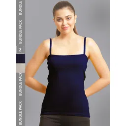 FBAR Pack Of 2 Non-Padded Pure Cotton Camisoles-picture-34